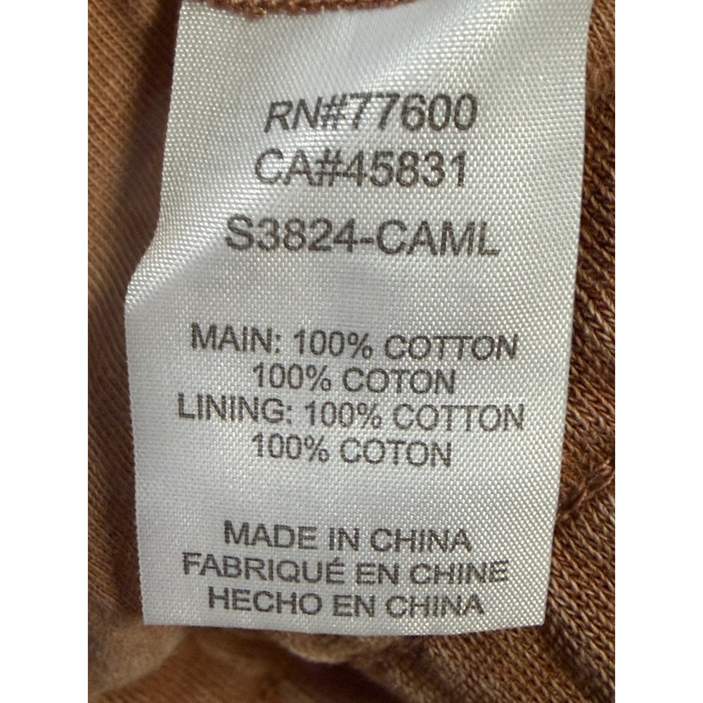 Saltwater Luxe Rust Salmon Quilted Cotton Bomber Jacket S3824-CAML Small - Picture 7 of 10